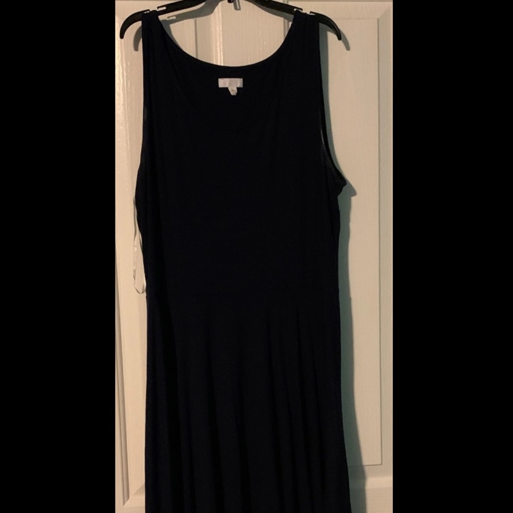CASUAL NAVY BLUE DRESS